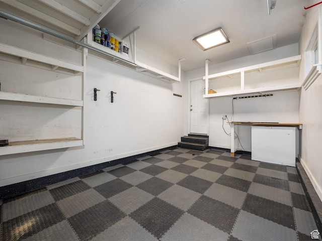 1286 W Glenbarr, Springville, UT 84663 - garage featuring fridge and baseboards
