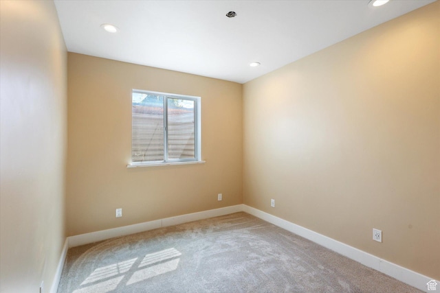 3171 N Crest Dr, Lehi, UT 84043 - empty room with recessed lighting, baseboards, and carpet