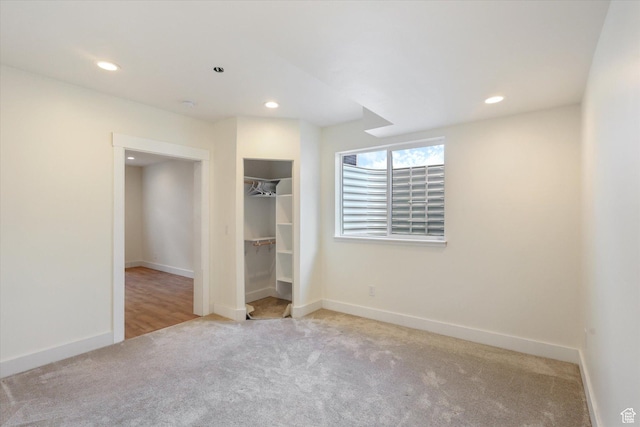 3171 N Crest Dr, Lehi, UT 84043 - unfurnished bedroom featuring baseboards, carpet, and recessed lighting