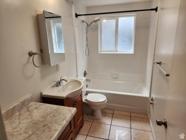 268 W 700 N, Salt Lake City, UT 84103 - bathroom featuring vanity, plenty of natural light, tile patterned floors, and toilet