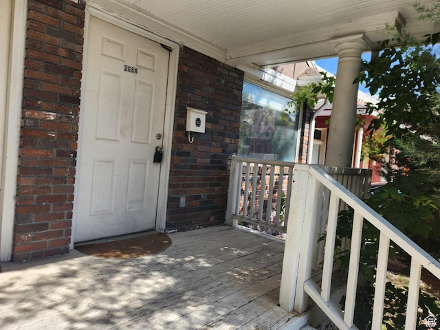 268 W 700 N, Salt Lake City, UT 84103 - entrance to property with brick siding and a porch