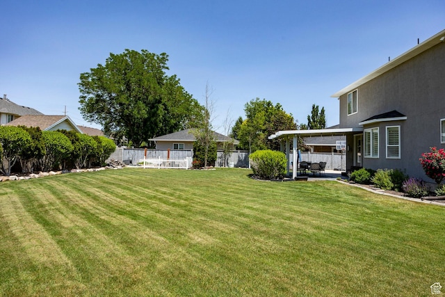 10944 S Surrey Meadow Cv, South Jordan, UT 84095 - view of yard featuring a patio area