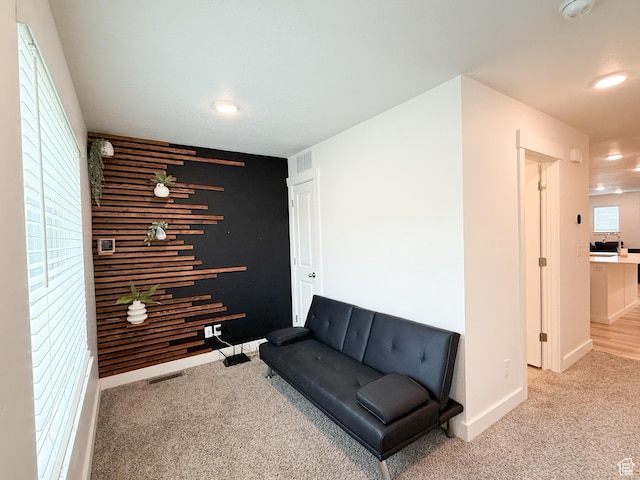 1776 N 300 E Unit 106, North Ogden, UT 84414 - sitting room featuring baseboards, carpet flooring, and recessed lighting