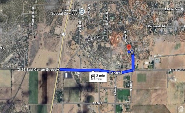 375 Hillcrest, Central, UT 84722 - map location