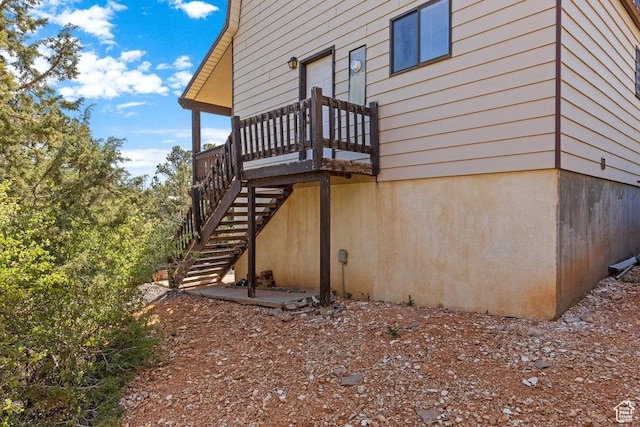 375 Hillcrest, Central, UT 84722 - view of property exterior featuring stairs