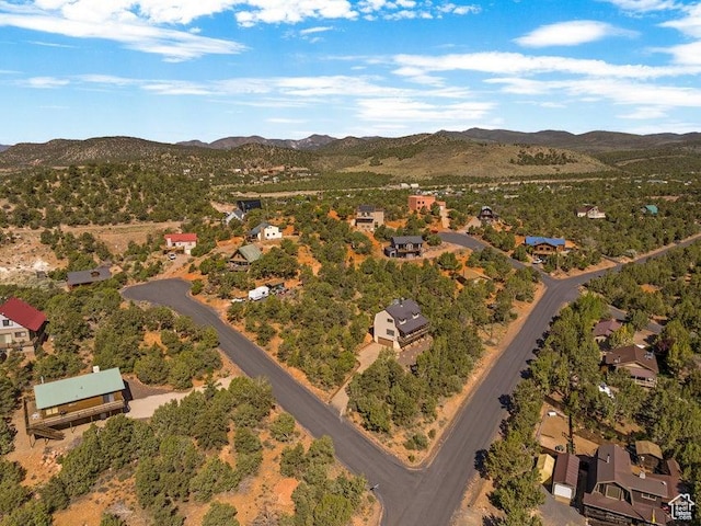 375 Hillcrest, Central, UT 84722 - aerial view with a mountain view and a residential view