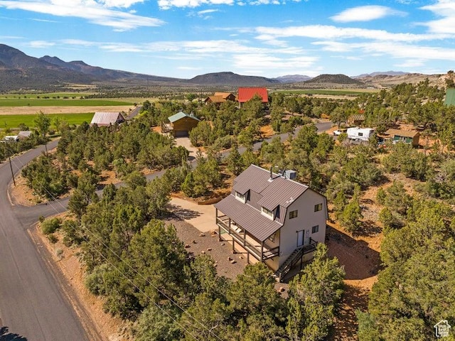 375 Hillcrest, Central, UT 84722 - bird's eye view featuring a mountain view