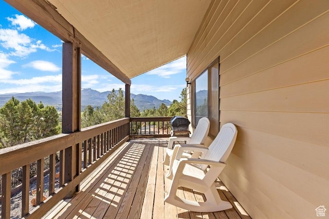 375 Hillcrest, Central, UT 84722 - balcony featuring a mountain view