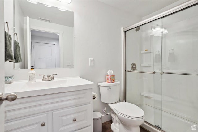4101 W 1850 N, Lehi, UT 84043 - bathroom featuring a shower stall, toilet, and visible vents
