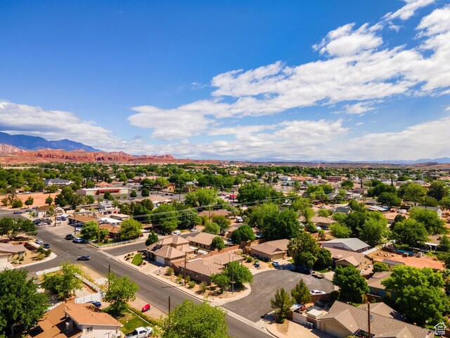 78 W Jolley Cir, Washington, UT 84780 - drone / aerial view with a residential view and a mountain view