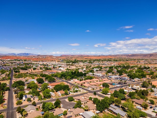 78 W Jolley Cir, Washington, UT 84780 - birds eye view of property with a residential view and a mountain view