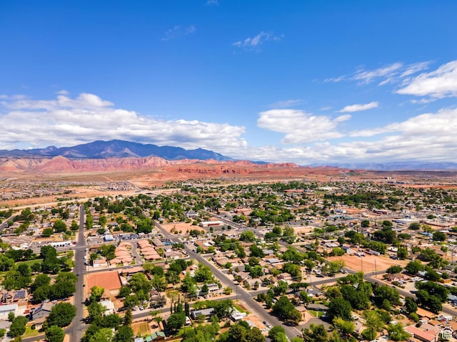 78 W Jolley Cir, Washington, UT 84780 - birds eye view of property with a mountain view and a residential view