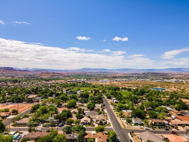 78 W Jolley Cir, Washington, UT 84780 - aerial view with a mountain view and a residential view