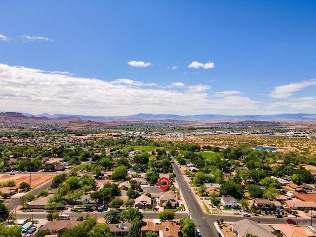 78 W Jolley Cir, Washington, UT 84780 - aerial view featuring a mountain view
