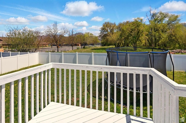 680 S Riverwalk Pkwy W, Logan, UT 84321 - deck with a yard and a fenced backyard