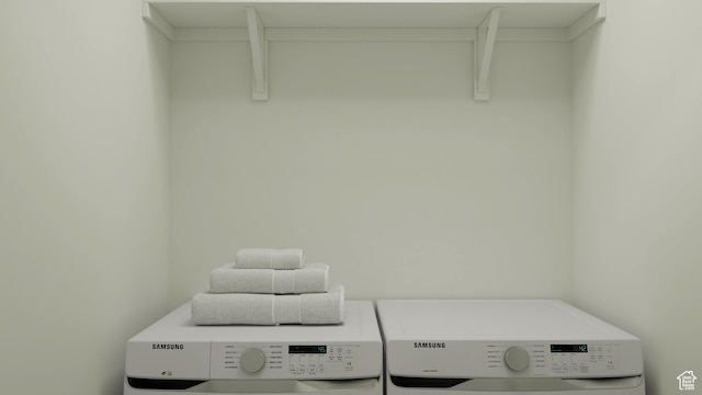 207 N Madison Ave E Unit 124, Santaquin, UT 84655 - spacious closet featuring washing machine and dryer