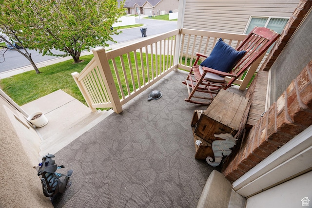 680 Stonne Ln, Kaysville, UT 84037 - view of patio / terrace featuring covered porch