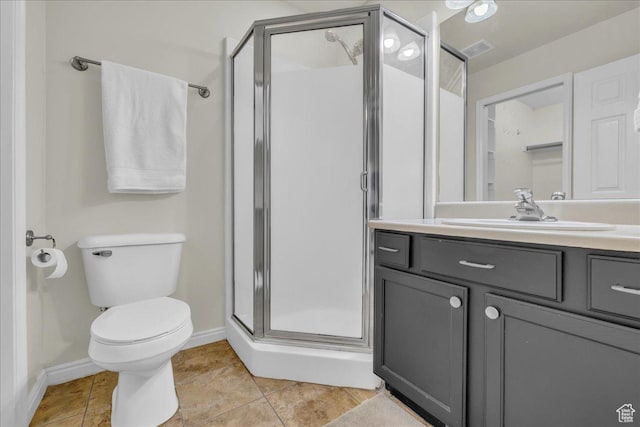 3909 N Davencourt Loop, Lehi, UT 84043 - full bathroom with vanity, a shower stall, and visible vents