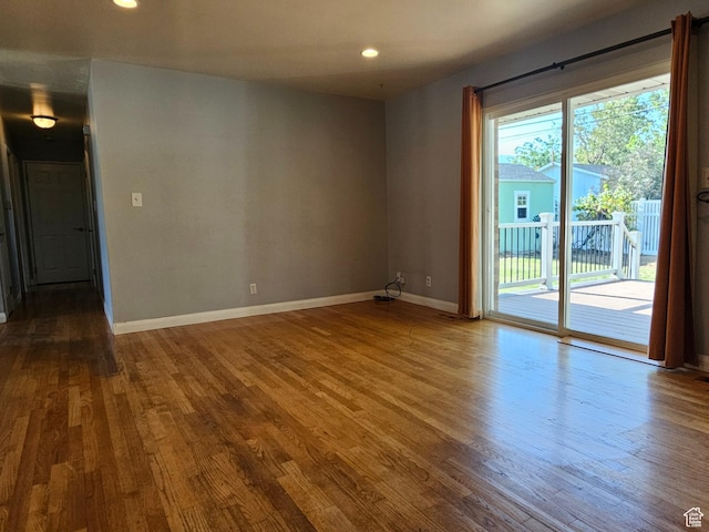 302 E 1400 N, Bountiful, UT 84010 - unfurnished room featuring wood finished floors and recessed lighting