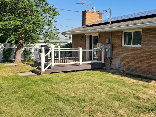 302 E 1400 N, Bountiful, UT 84010 - view of yard with a deck