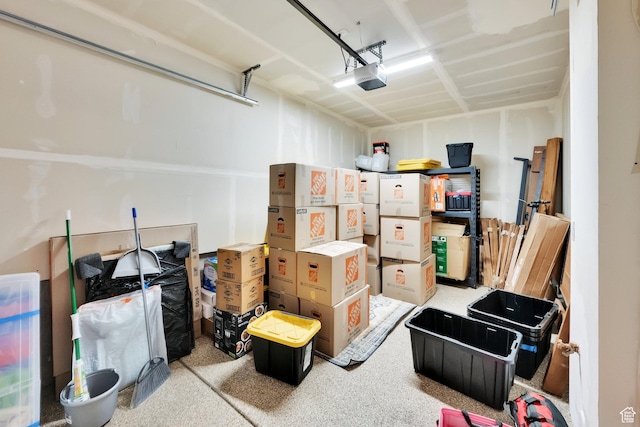 14348 S Champ Cv, Draper, UT 84020 - storage area featuring a garage