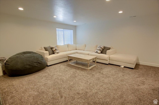 200 W 1200 S Unit 61, Tremonton, UT 84337 - carpeted living room with recessed lighting and baseboards
