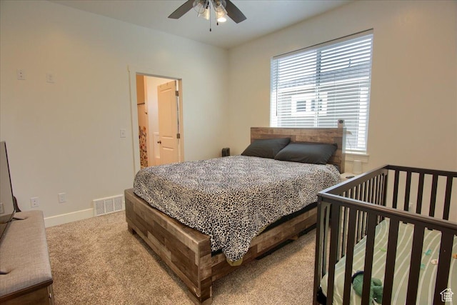 200 W 1200 S Unit 61, Tremonton, UT 84337 - carpeted bedroom featuring visible vents, baseboards, and ceiling fan