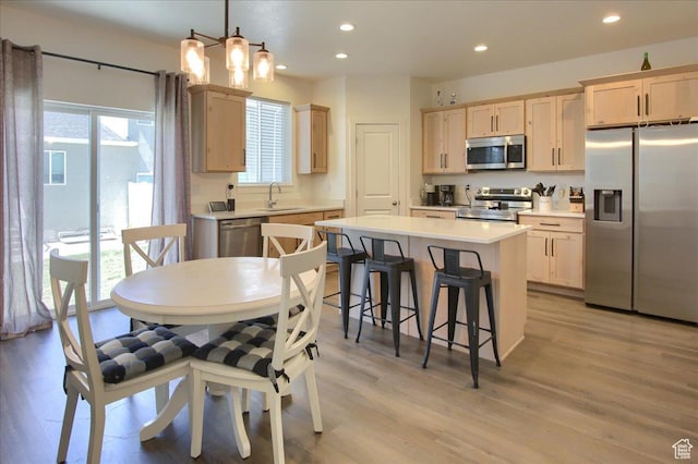 200 W 1200 S Unit 61, Tremonton, UT 84337 - dining space featuring a healthy amount of sunlight, light wood-type flooring, and recessed lighting