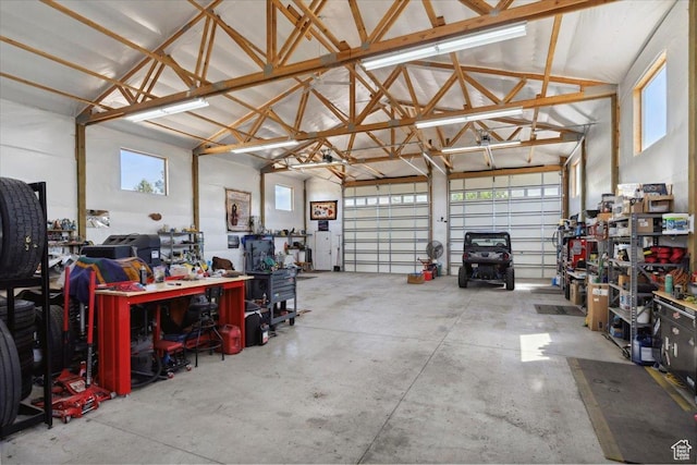 121 N 3000 W, West Point, UT 84015 - garage featuring a workshop area
