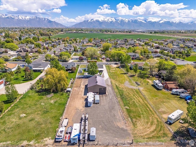 121 N 3000 W, West Point, UT 84015 - bird's eye view with a residential view and a mountain view