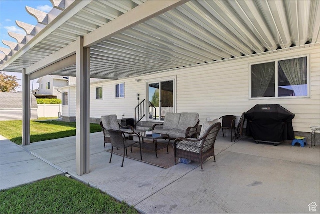 121 N 3000 W, West Point, UT 84015 - view of patio / terrace featuring a grill and outdoor lounge area