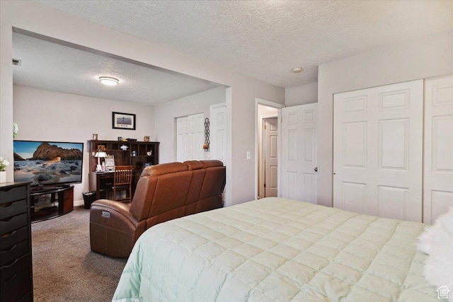 121 N 3000 W, West Point, UT 84015 - bedroom with carpet floors, a textured ceiling, and visible vents