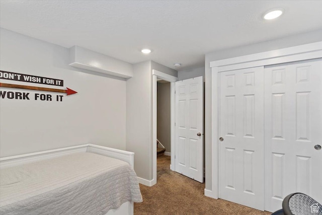 1090 N 3450 W, Layton, UT 84041 - carpeted bedroom with recessed lighting, baseboards, and a closet