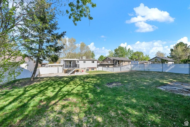 4522 S 2675 W, Roy, UT 84067 - view of yard with a fenced backyard