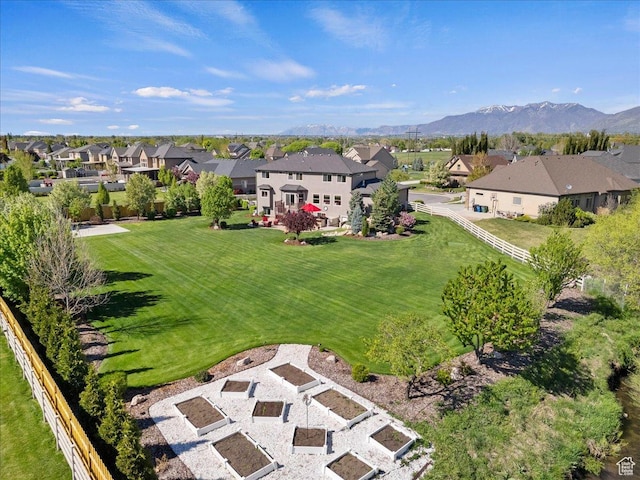 864 S Wellington Dr W, Kaysville, UT 84037 - aerial view of residential area featuring mountains