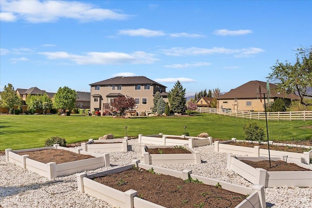 864 S Wellington Dr W, Kaysville, UT 84037 - view of yard featuring a garden and a residential view