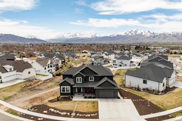 809 N 1490 E, Heber City, UT 84032 - aerial view of residential area with mountains