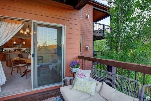 1261 W Black Rock Trl Unit 39F, Kamas, UT 84036 - view of balcony