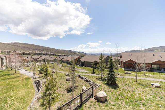 1261 W Black Rock Trl Unit 39F, Kamas, UT 84036 - view of yard with a residential view and a mountain view
