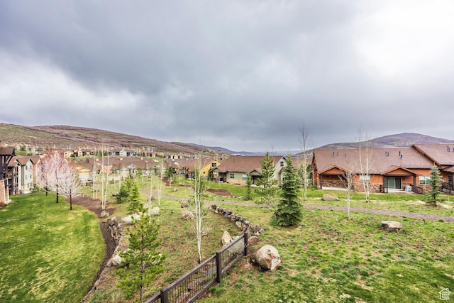1261 W Black Rock Trl Unit 39F, Kamas, UT 84036 - view of yard featuring fence and a residential view