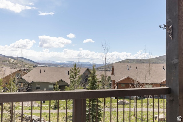 1261 W Black Rock Trl Unit 39F, Kamas, UT 84036 - view of mountain feature with a residential view