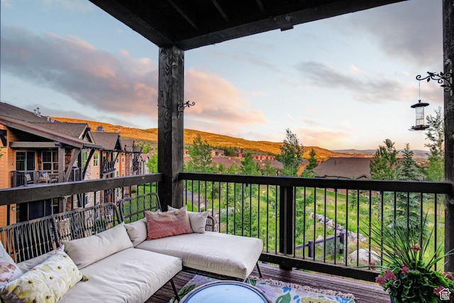 1261 W Black Rock Trl Unit 39F, Kamas, UT 84036 - balcony with an outdoor hangout area