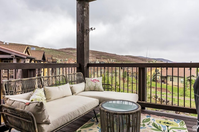 1261 W Black Rock Trl Unit 39F, Kamas, UT 84036 - wooden deck featuring outdoor lounge area