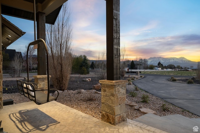 1021 Sage Crk, Heber City, UT 84032 - view of community with a mountain view and a patio area