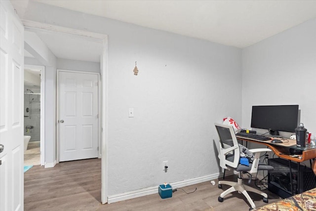 6268 S Faber Ln, Taylorsville, UT 84123 - office space featuring baseboards and wood finished floors