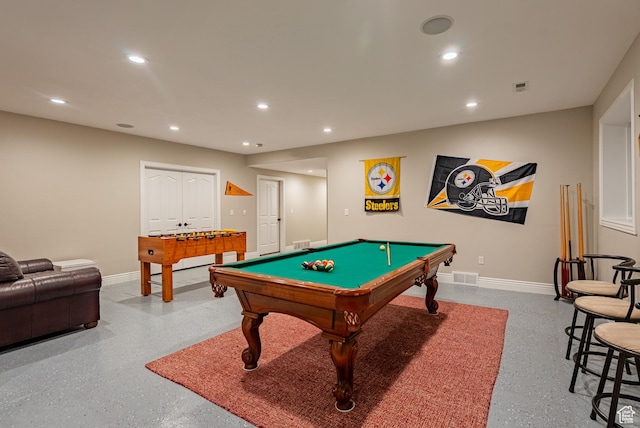 11606 S Radience Ln W, South Jordan, UT 84009 - rec room with recessed lighting and pool table