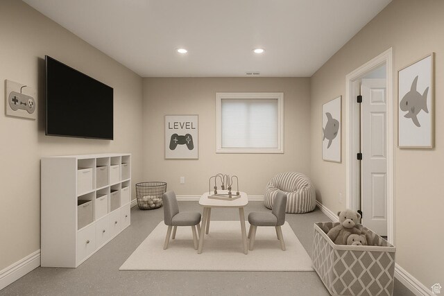 11606 S Radience Ln W, South Jordan, UT 84009 - sitting room with baseboards and recessed lighting
