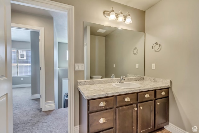 145 E Majestic Elms Pl S, South Salt Lake, UT 84115 - bathroom with baseboards and vanity