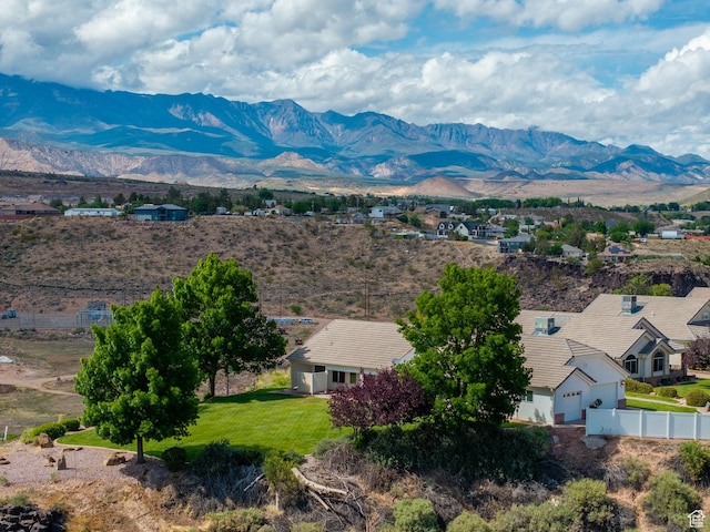 view of mountain feature