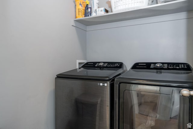 2046 W 1100 N, Provo, UT 84604 - clothes washing area featuring washing machine and clothes dryer and laundry area